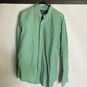 Polo by Ralph Lauren Green Check Button Down
